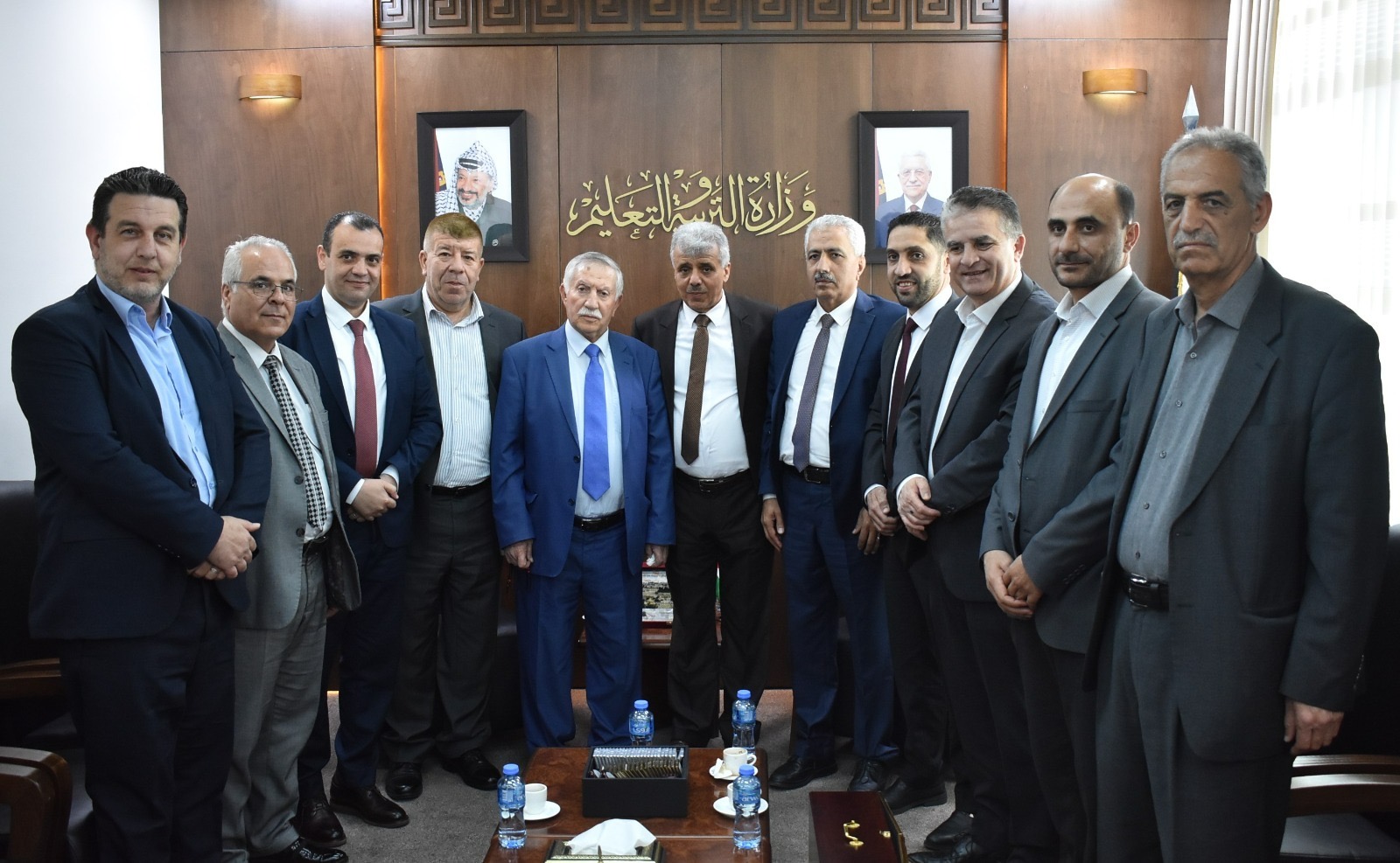 برهم يبحث مع وفدٍ من مجلس أمناء "بوليتكنك فلسطين" سبل تعزيز جودة مخرجات التعليم العالي