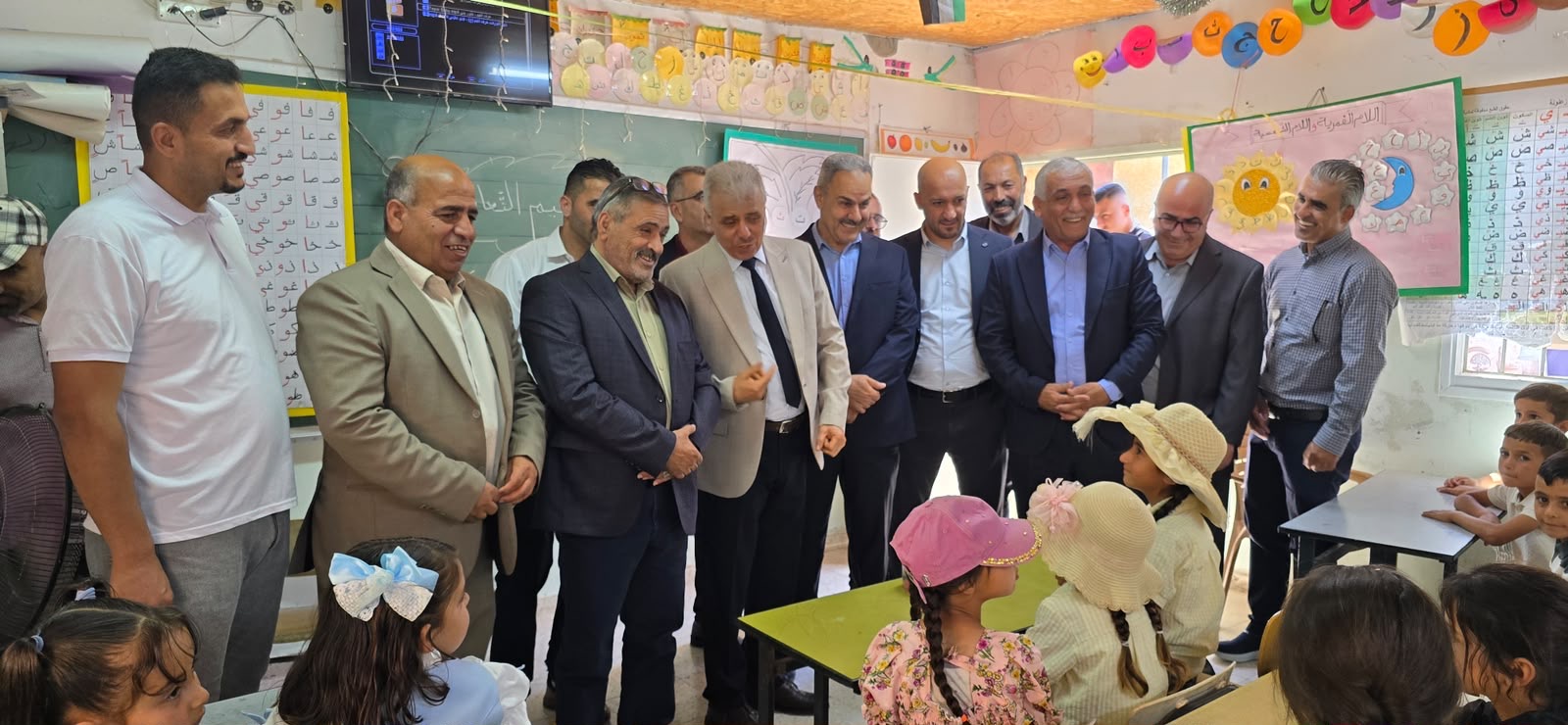 زيارة دعم لمدرسة الرفاعية المهددة بالهدم
